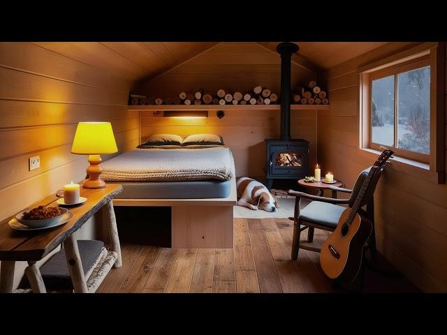 Relax in a cozy winter home for deep, restful sleep and relief from insomnia