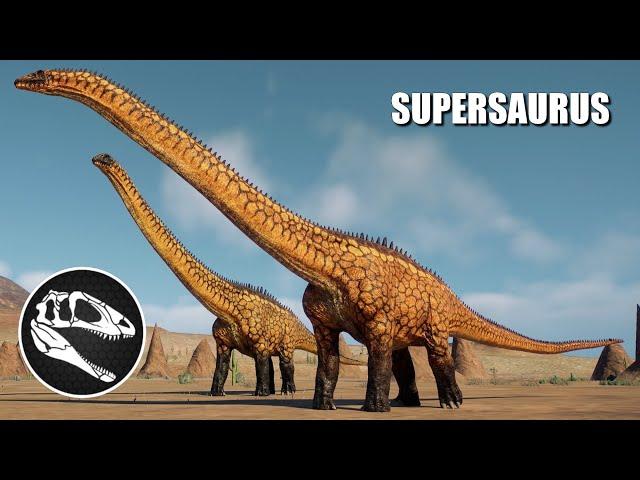 2 Supersaurus & 2 Saurophaganax - JWE 2 Mods (4K 60FPS)