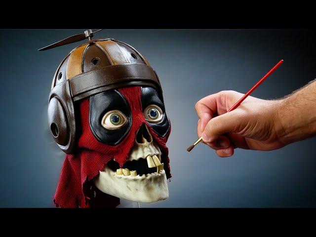 Zombie Deadpool (Headpool) Sculpture Timelapse - Deadpool & Wolverine