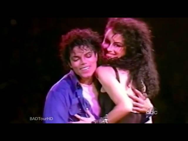 Tatiana Thumbtzen Kissing Michael Jackson Onstage 1988