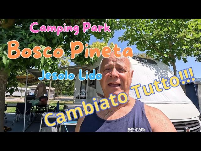 Area Sosta Bosco Pineta a Jesolo Lido - E' CAMBIATO TUTTO!!!