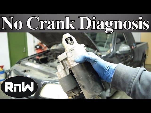 How to Diagnose a No Crank No Start Issue - Nothing or only a Click When the Key is Turned