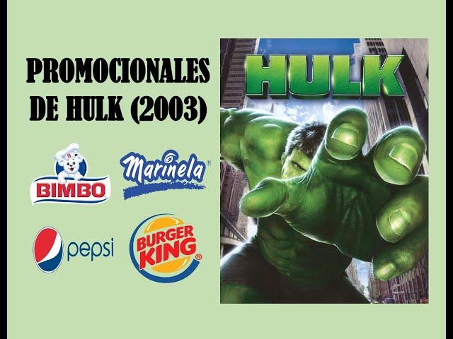 Promocionales De Hulk (2003) [ES]