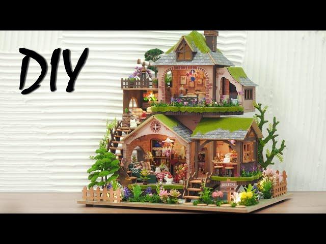 [4K] Forest Adventures || DIY Miniature Dollhouse Kit - Relaxing Satisfying Video