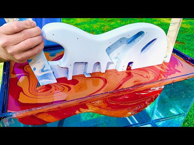 Hydro Dipping a Guitar