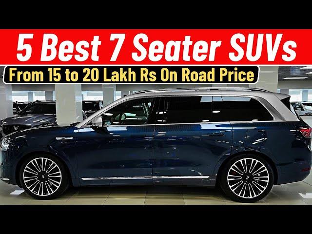 Top 5 Best 7 Seater SUV Cars Between 15 Lakh to 20 Lakh Rs - On Road Price | Auto With Sid