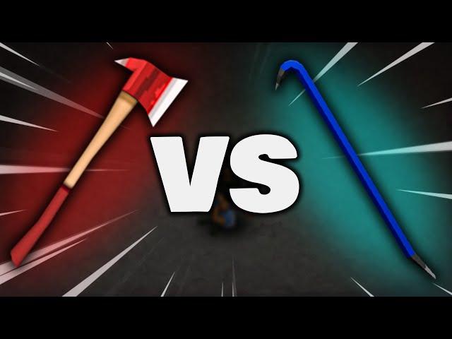 Axe VS Crowbar: Which one will Win in Project Zomboid?