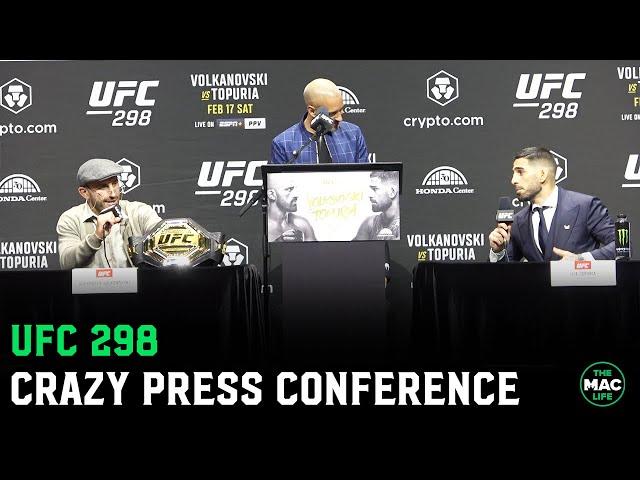 UFC 298 Press Conference: Alexander Volkanovski vs. Ilia Topuria (Full)