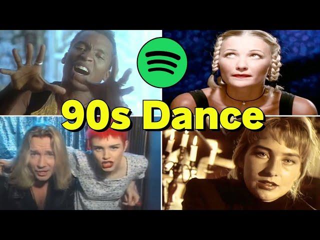 Top 50 Most Streamed 1990s Dance Songs (Spotify)