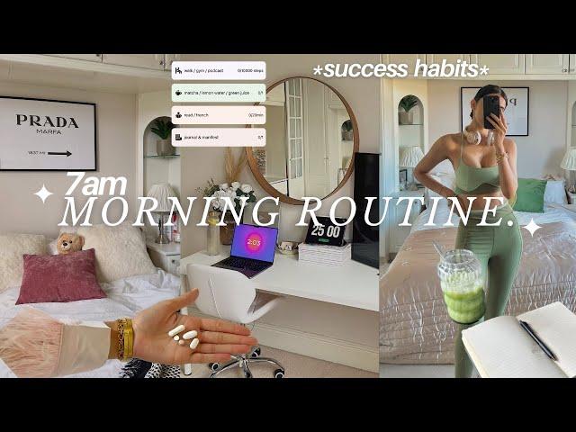 7AM productive morning routine | healthy habits that make you successful