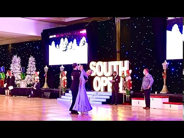 Iaroslav Bieliei and Natasha Janey, Viennese Waltz, Pro/Am Open Gold “C”, South Open 2020