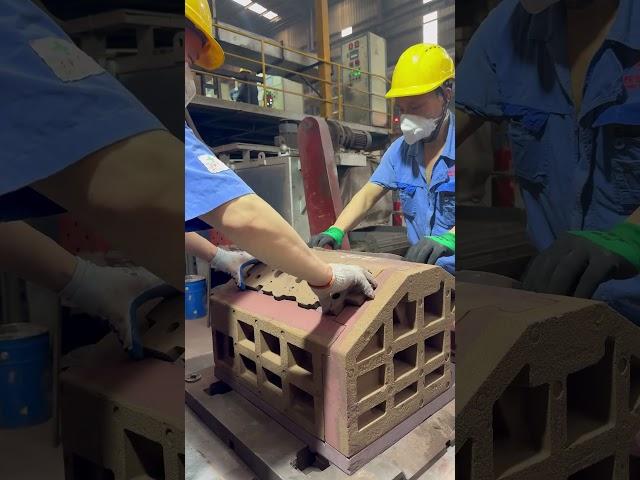 Cast #v6  engine block #engineblock #youtubeshorts #casting
