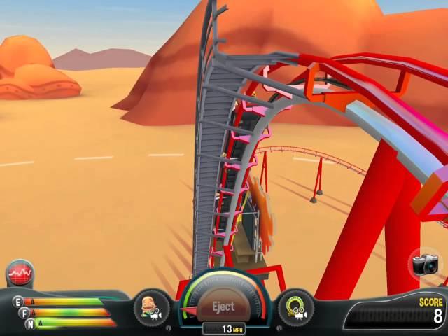 Coaster Crazy HD GAMEPLAY (iPhone,iPod,iPad)