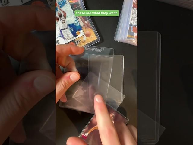 why grading companies DON’T want you to use toploaders, EXPLAINED! #sportscards #cardgrading