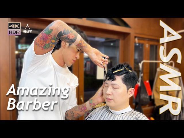 ASMR | He’s a Professional barber Giving a Relaxing Haircut