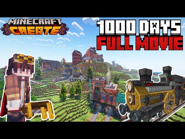 1000 Days FULL MOVIE | Minecraft Create Mod!