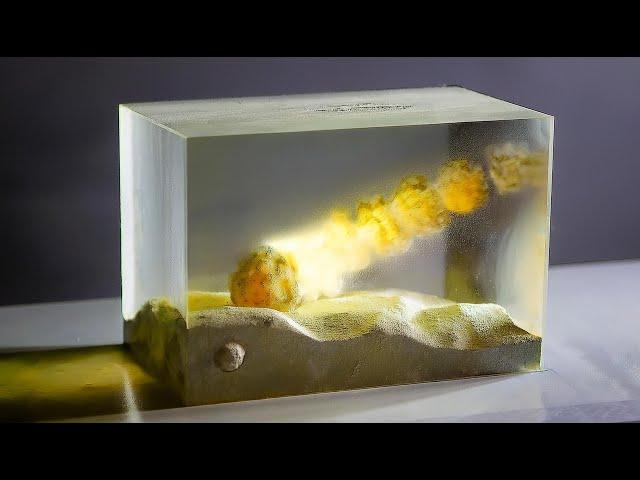 Giveaway: DIY Meteor Impact Diorama - Step-by-Step Tutorial with Epoxy Resin