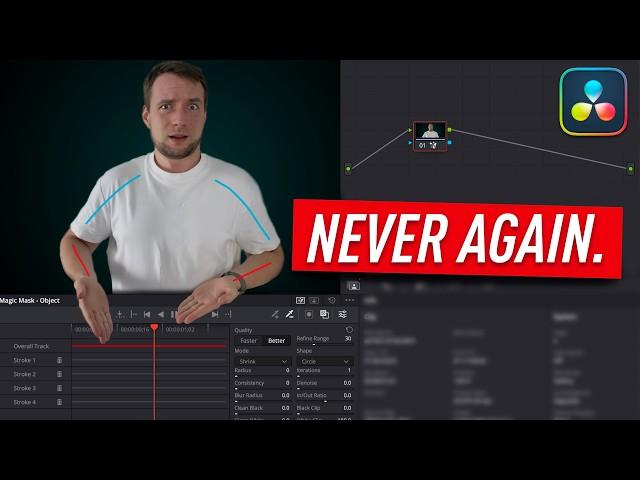 Stop Re-Tracking Magic Masks in Davinci Resolve!