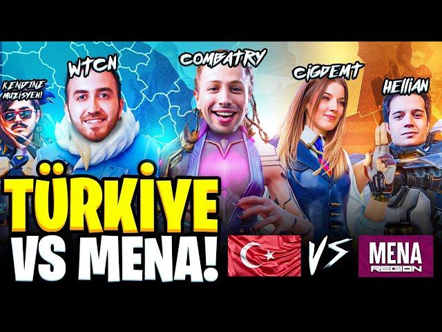 Valorant Türkiye vs MENA maçına katıldım! (Wtcn-Hellian-KendineMüzisyen-ÇiğdemT)