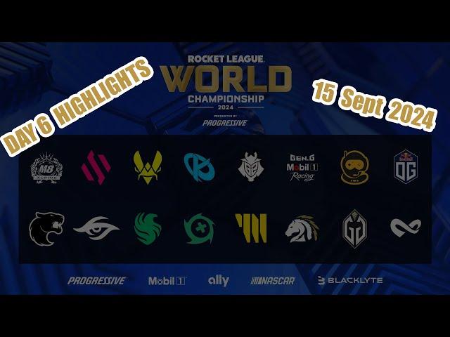 [GOAL HIGHLIGHTS] Day 6 of RLCS World Championship 2024