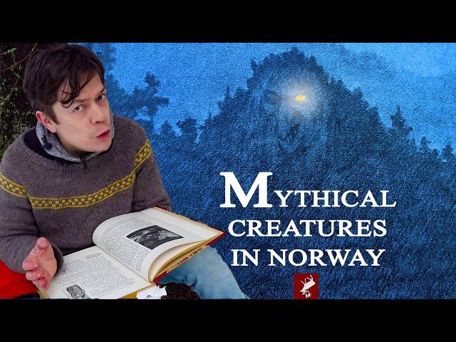 Norwegian trolls, myths and scary creatures from folktale