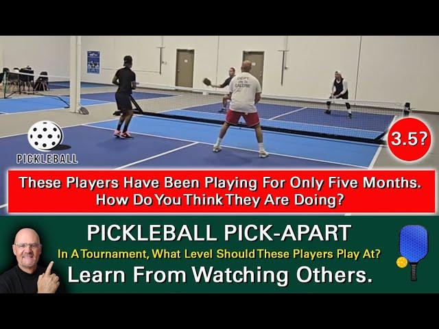 Pickleball! These Players Have Been Playing For 5 Months. How Good Are They & How Good Can They Be?