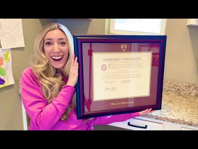 Opening my Harvard Extension School Diploma | Harvard Extension School