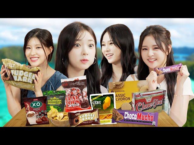 Kpop Idols Try Famous Filipino Candy (ft. Candy Shop)