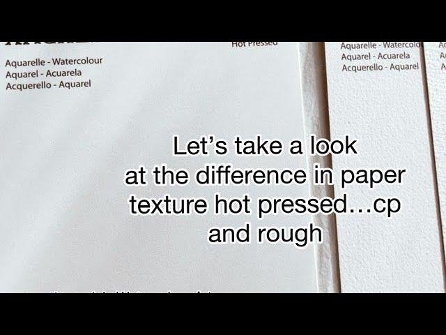 Different Textures In Arches Watercolour Paper || Arches Paper || Hot Pressed || Cold Pressed ||