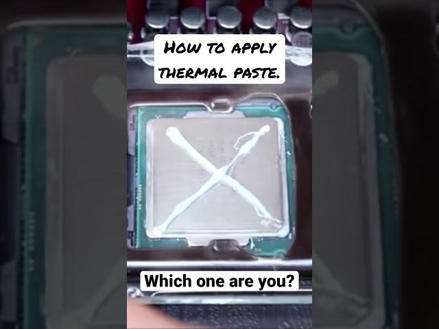 How to apply thermal paste  #thermalpaste #cooling #funkykit