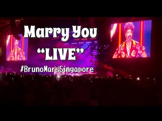 Marry You Bruno Mars Live in Singapore 2024