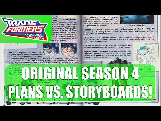 Original Season 4 Plans vs. Storyboards - Transformers Animated