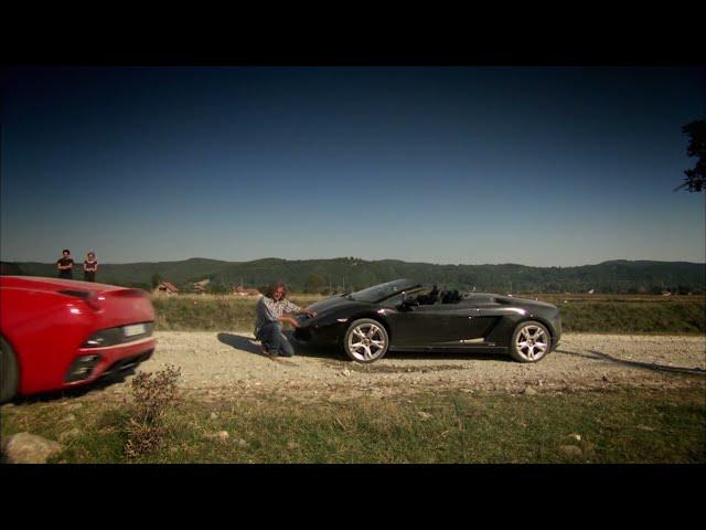 Top Gear Romania Special - James May's Lamborghini Gallardo & Dacia 1300 Crash [HD]