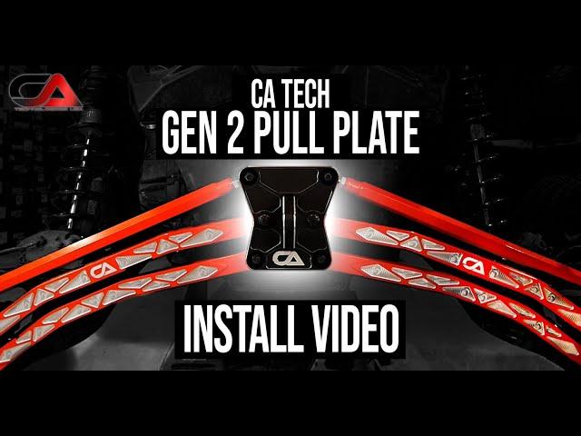 CA TECH USA - Can-Am X3 Pull Plate Gen 2 - How To Install Video