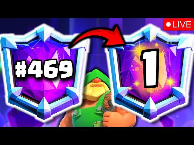 Clash Royale Live Trophy  push Challenge with mid ladder Deck#clashroyale #videos