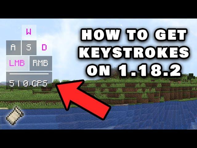 Minecraft Java 1.18.2 How To Get Keystrokes Mod on for 1.18.2 Minecraft Java (Fabric)