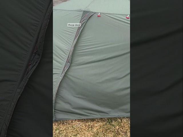 Rain & Wind testing the new Big Agnes Copper Spur UL 2 XL with HyperBead Fabric #camping #tent