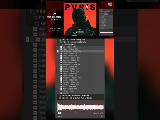 [ +20 FREE ] Sample Pack/Loop Kit "PARIS" | Don Toliver, Dark, Drake, Future | 2025