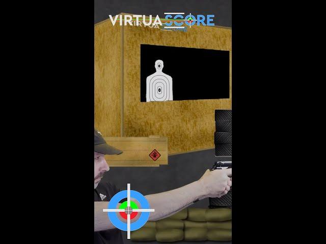 Virtuascore Tactical Shooting Simulator - Shooting Match Scores (5 to 10) Target Engagement #shorts