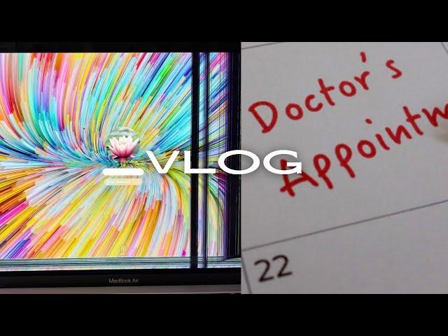 Vlog|finally fixing my laptop+not you scared to vlog+ Drs appt + I wasn’t ready 