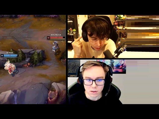 CAEDREL SUSPECTS THAT SOMEBODY ELSE PLAYING ON THEBAUSFFS ACCOUNT ON SCRIMS | LOL MOMENTS