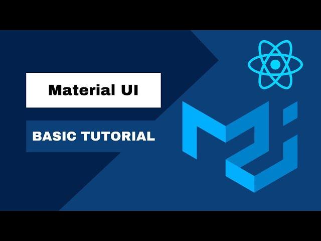 Material ui library installation and introduction basic tutorial for beginners | React js