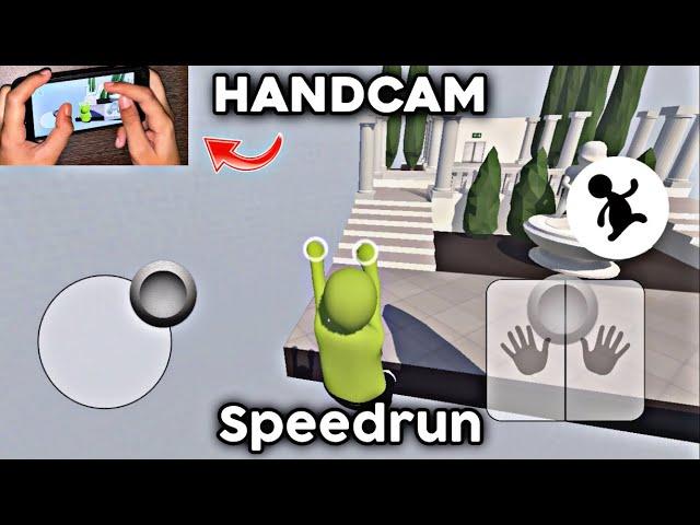 Human: Fall Flat Speedrun With Handcam in Mobile | 3 LEVELS