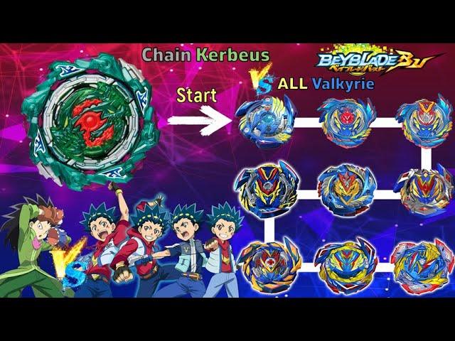 【 Chain Kerbeus VS ALL Valkyrie 】 Beyblade Burst BU ベイブレードバーストBU 베이블레이드 버스트 BU 체인 케르베우스 VS 올 발키리