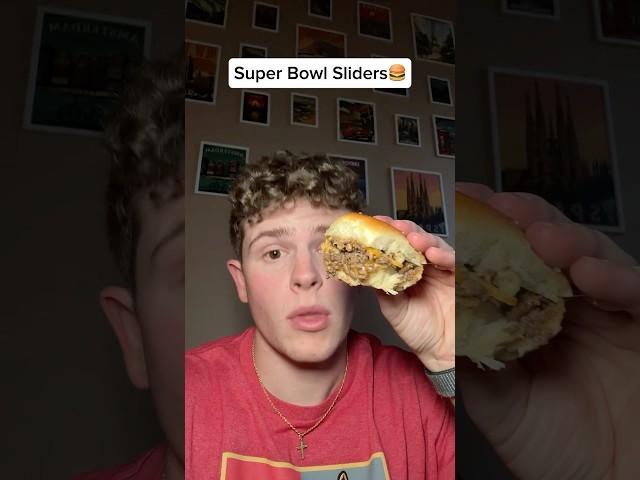 Eating My Viral Super Bowl Sliders Recipe!