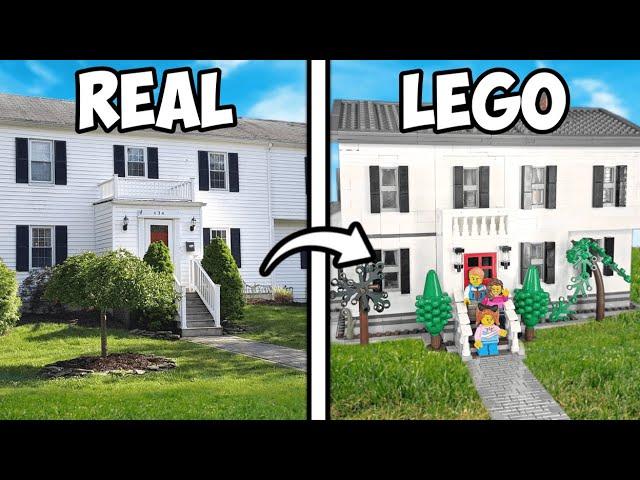 I used LEGO to remake My Real Life House...