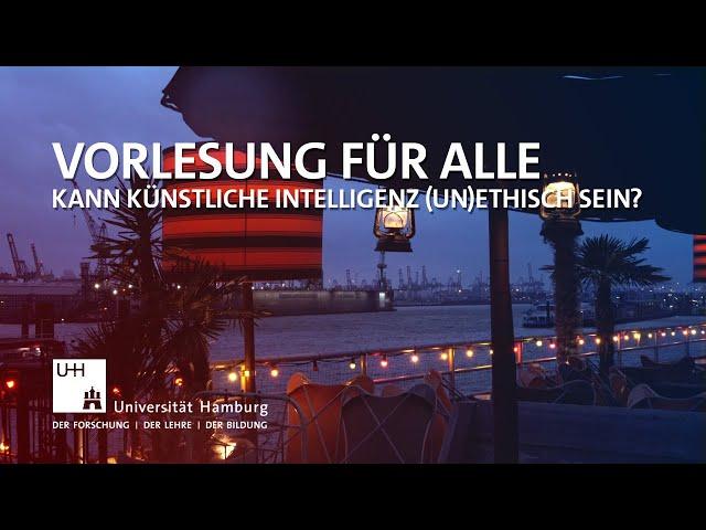 Vorlesung für alle: Kann künstliche Intelligenz (un)ethisch sein?