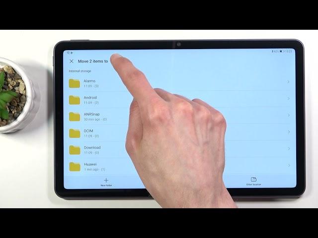 Transfer Files in HUAWEI MatePad 10.4 – Move Media from Internal Storage to SD Memory