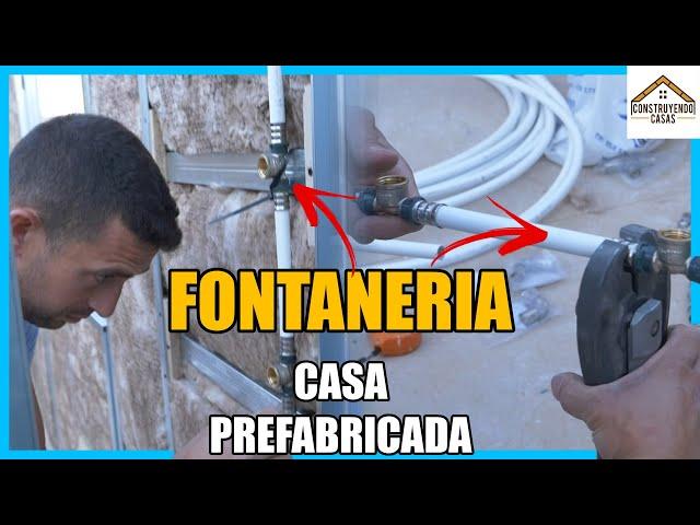 FONTANERIA COMPLETA CASA prefabricada, contendor. SISTEMA MULTICAPA y DESAGUES.