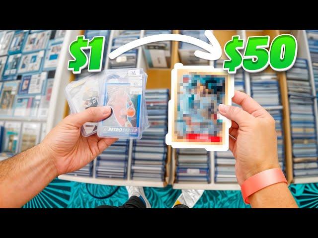 Finding Sports Cards To Flip In The $1 Box ($100 Budget Challenge)